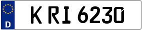 Truck License Plate